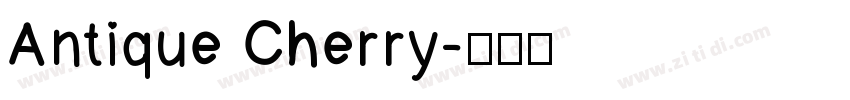 Antique Cherry字体转换
